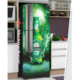 Adesivo Geladeira Decorativo Freezer Completo Heineken 11