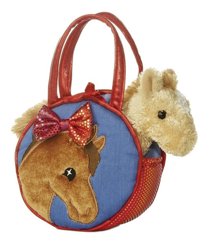 Peluche De Caballo Con Bolsa 17.78cm. Juguete Niños Niñas