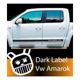 Calco Ploteo Volkswagen Amarok Dark Labe Calcomania Vinilo