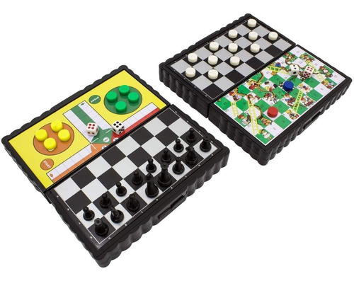 Juegos De Mesa Variados Ludo Ajedrez Serpiente Damas