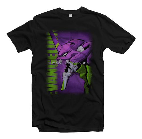 Playera Anime Evangelion Nerv Eva 01-7 N A1