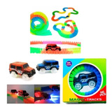 Magic Track Carro Luz Pista 56 Piezas Juguete Niños Regalo