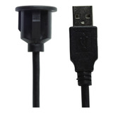 Cabo Usb 2.0 Extensão Veicular/central Multimídia 1m Embutir