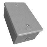 Caja Registro Metálica Para Intemperie 1/2  Tapa Ciega Cctv