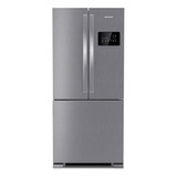 Geladeira Frost Free Side Inverse Inox Bro85ak Brastemp 220v