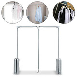 Pull Down Closet Rod Wardrobe Lift Wide Adjustable 3548...