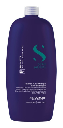 Shampoo Delicado Anti-orange Brunette Semi Di Lino 1000ml