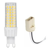 Foco Lampara Led Bipin 7w + Zocalo G9 220v Pack X 10 