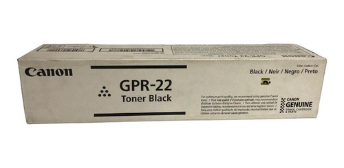 Toner Canon Gpr-22 Black Nuevo Y Facturado