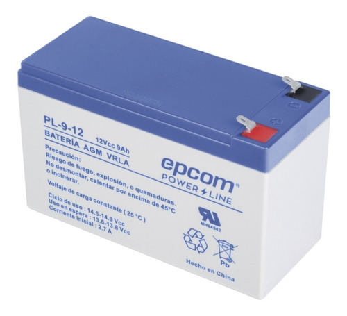 Batería Epcom 12v-9ah Nobreak Alarma Control De Acceso