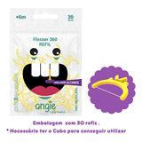 Refil Dental Infantil Flosser 360 (30 Uni) Angie By Angelus