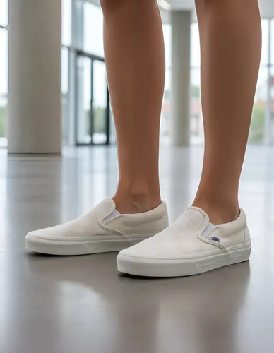 Tenis Vans Classic Slip On - 0d5pcja - Beige - Unisex | Meses sin interés