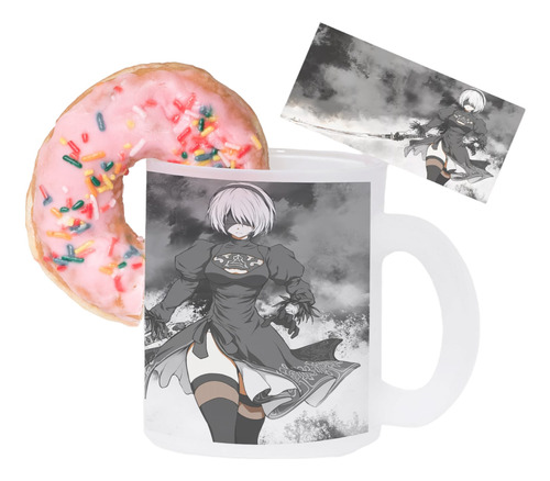 Taza De Vidrio Nier Automata 2b Yorha