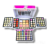 Set Kit De Maquillaje Profesional Metálico De 142 Pzs.