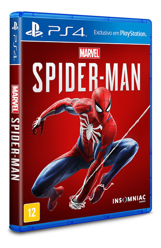Marvel's Spider-man - Ps4 - M. Física - Novo - Em Português