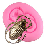 3d Scarab Beetle Insect Silicone Mold For Diy Cupcake Cake T