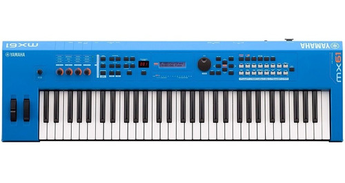 Sintetizador Controlador Yamaha Mx61 Mx61bu Azul Nuevo Gtia