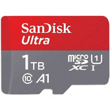 Tarjeta Microsd Sandisk Ultra De 1 Tb Con Adaptador Sd 