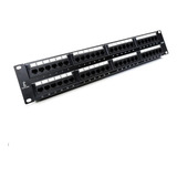 Patch Panel 48 Portas Cat5 Utp Rj45  Rack 