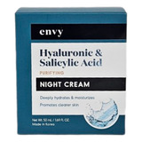 Envy Crema De Noche Con Ácido Hialurónico Y Salicílico 50ml