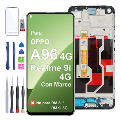 Para Oppo A96 4g/realme 9i Pantalla Incell Display Con Marco