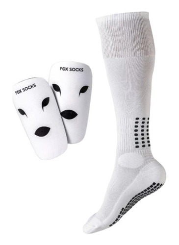 Medias Largas Antideslizantes Canilleras Futbol Fox Socks®