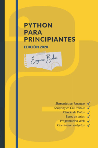 Libro: Python Para Principiantes (spanish Edition)