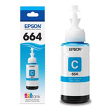 Epson 664 Botella Tinta Cyan T664220 L210 L355 L380 L395