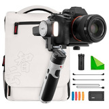 Estabilizador Celular Gimbal Zhiyun Crane M2 S Combo Bolso Color Negro