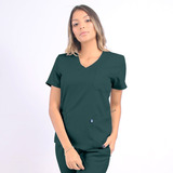 Pijama Cirúrgico Hospitalar Scrub Feminino - Verde Musgo
