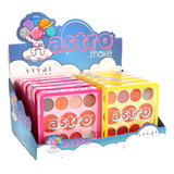 12 Paleta De Sombras Astro Teen 4063 - Kit Vivai Atacado 