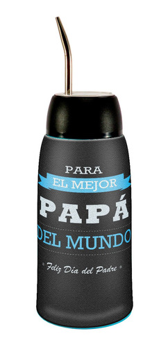 Mate Listo Ecocuero Regalo Dia Del Padre, Para El Mejor Papa