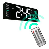 Reloj De Pared Digital 6636  Cronometro Timer Y Alarma 