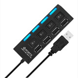 Extensão Hub Régua Usb - 4 Portas Pc Pendrive Carregador Top