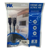 Cabo Extensor Hdmi 2 Metros Emenda 4k 2.0 Fêmea X Macho 2m