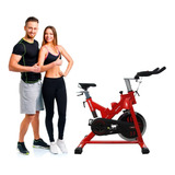 Bicicleta Fija Pro Esbpro600 Rojo Aparato Ejercicio Benotto