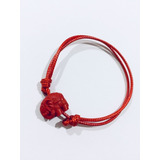 1 Pulseras Hilo Rojo Y Elefante Rojo