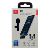 Microfone De Lapela Sem Fio K11 Portátil Para iPhone