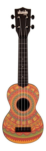 Ukelele Kala Ukadelic Soprano Con Funda Color Mehndi