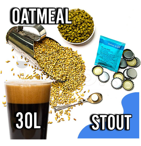 Kit De Insumos (receita) 30l Cerveja Artesanal Oatmeal Stout