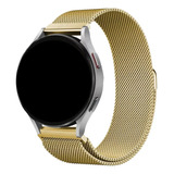 Pulseira Metal Magnética P/ Galaxy Watch 4/ 5/ 6 Cor Dourada
