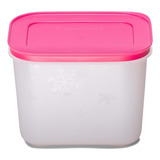 Tupperware Plastic Freezer Mates Gen Ii 1.1l 1ud (rosa, Blan