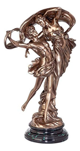 Diseño Toscano Ky302 The Storm (la Temete) Estatua De Bronce