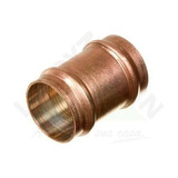 Luva Passante Cobre Liso Água Quente E Fria 28mm Ou 1  Ramo