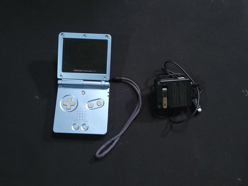 Game Boy Advance Sp Gba 2 Luz 101 Azul + Detalle Pant