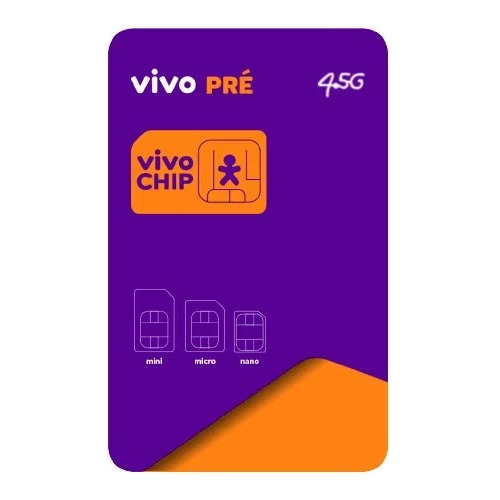 Chip Vivo 4g 25 Unidades Escolha Qualquer Ddd