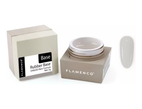 Base Rubber Flamenco Para Uñas 5 Grs Nivelador