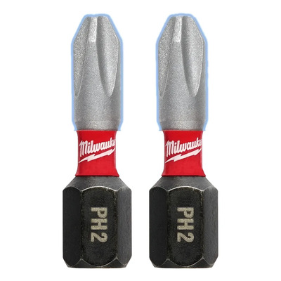 Set 2 Puntas Impacto Ph2 Corta Milwaukee 4832-4412 | Meses sin interés