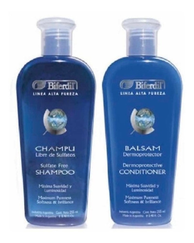 Biferdil Balsam Dermoprotector + Shampoo Sin Sulfatos X255ml