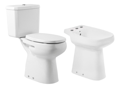 Inodoro Con Mochila Bidet Monaco Confort Discapacitados Alto